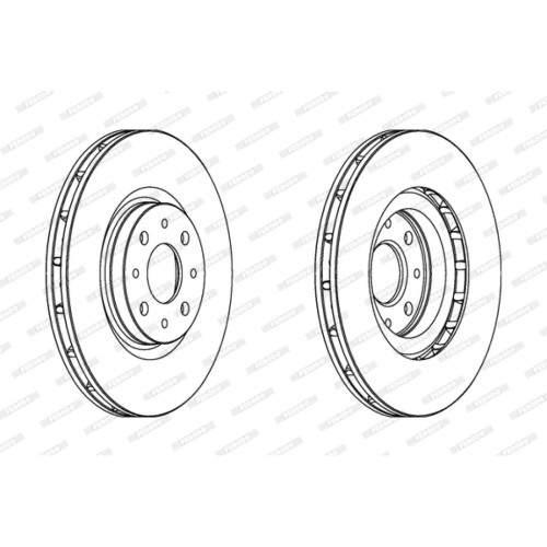 Гальмівний диск FERODO DDF1122