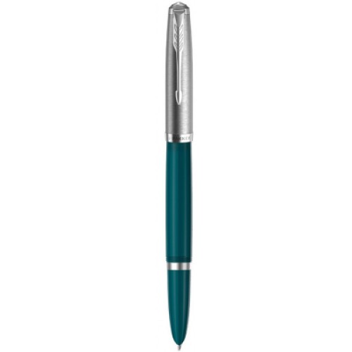 Ручка пір'яна Parker PARKER 51 Teal Blue CT  FP F (55 311)