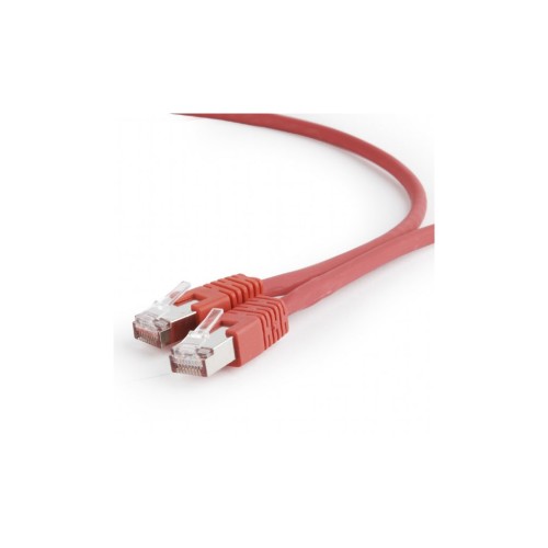 Патч-корд 5м S/FTP Cat 6A CU LSZH red Cablexpert (PP6A-LSZHCU-R-5M)