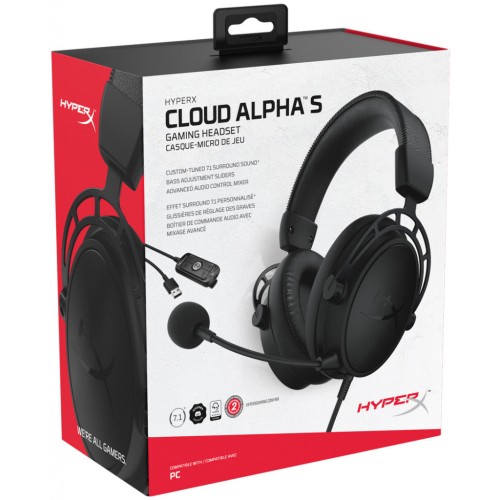 Навушники HyperX Cloud Alpha S Blackout (4P5L2AA)