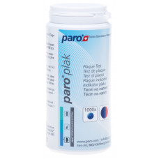 Таблетки для індикації зубного нальоту Paro Swiss plak 2-кольорові 1000 шт. (7610458012086)