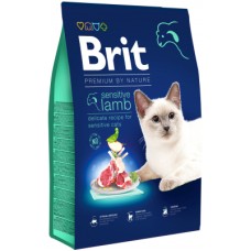 Сухий корм для кішок Brit Premium by Nature Cat Sensitive 8 кг (8595602553266)