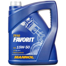 Моторна олива Mannol FAVORIT 5л 15W-50 (MN7510-5)