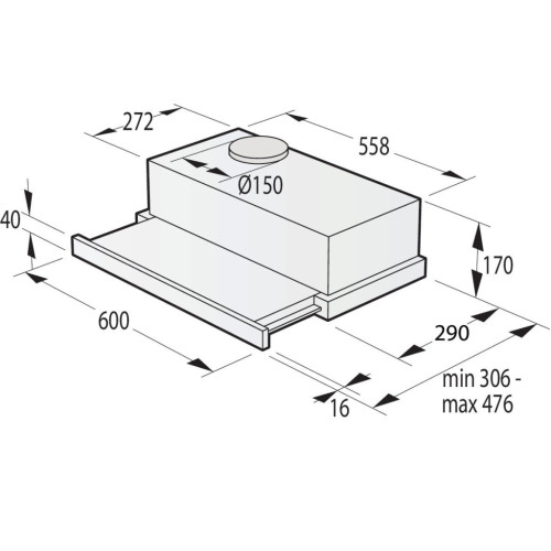 Витяжка кухонна Gorenje TH64E4BG