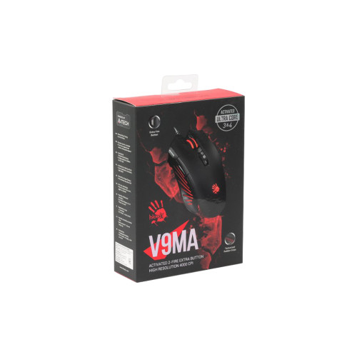 Мишка A4Tech Bloody V9MA Black