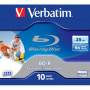 Диск BD Verbatim 25Gb 6x Jewel 10шт Printable (43713)