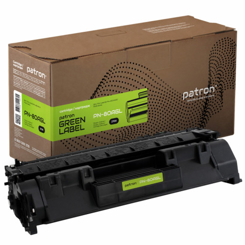 Картридж Patron HP LJ Pro400 M401/ M425 Series/CF280 GREEN Label (PN-80AGL)