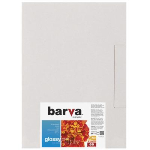 Папір Barva A3 Everyday Glossy 120г, 60л (IP-CE120-276)