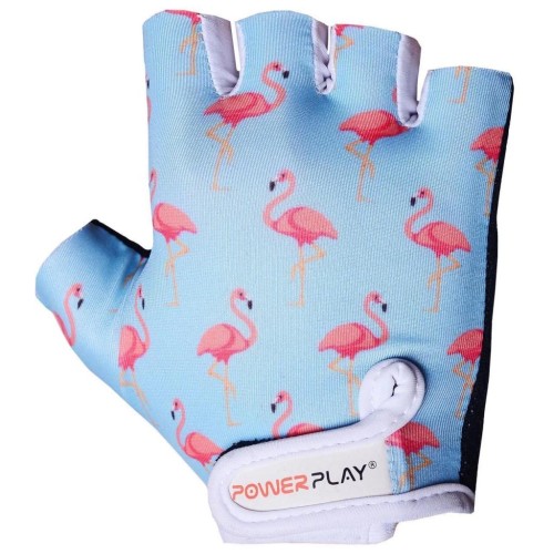 Велорукавиці PowerPlay Children 001 Blue Flamingo 2XS (001_Blue_Flamingo_2XS)