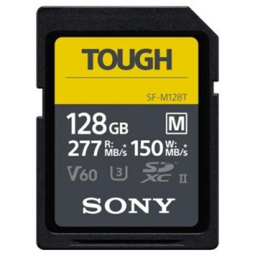 Карта пам'яті Sony 128GB SDXC class10 UHS-II U3 V60 Tough (SFM128T.SYM)