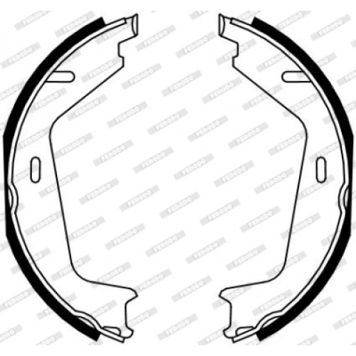 Гальмівні колодки FERODO FSB4130
