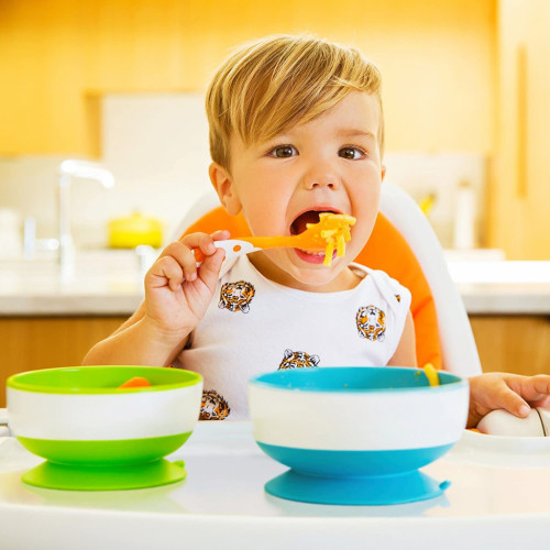 Набір дитячого посуду Munchkin тарілок з присосками 3 шт (27188)