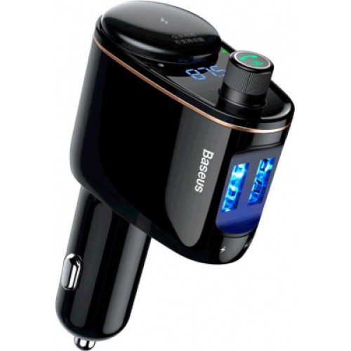 FM модулятор Baseus Lokomotive S-06 Black (CCALL-RH01)