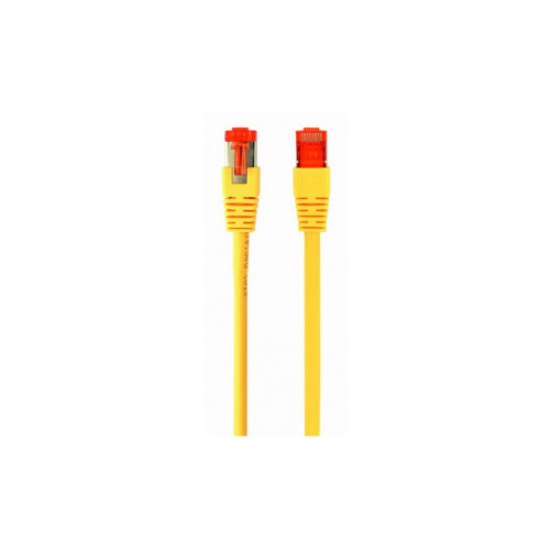 Патч-корд 0.5м S/FTP Cat 6A CU LSZH yellow Cablexpert (PP6A-LSZHCU-Y-0.5M)