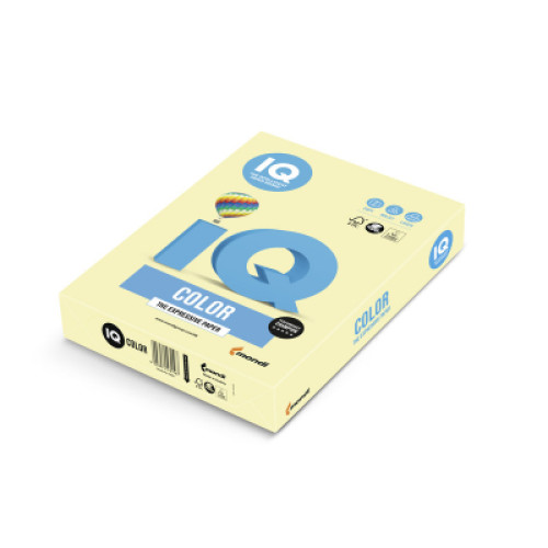 Папір Mondi IQ color А4 pastel, 160g 250sh Yellow (YE23/A4/160/IQ)