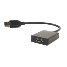 Перехідник USB 3.0 M to HDMI female PowerPlant (CA910373)