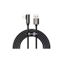 Дата кабель USB 2.0 AM to Lightning 2.0m CALCS 2.4A 90 Legend Series Elbow Black Baseus (CALCS-A01)