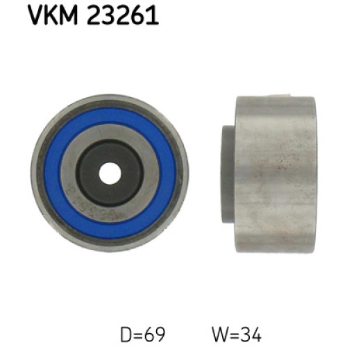 Ролик натягувача ременя SKF VKM 23261