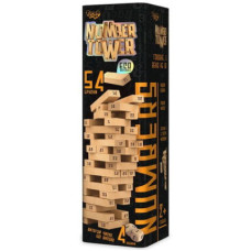 Настільна гра Danko Toys Джанга Number Tower, українська (NT-01U)