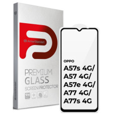 Скло захисне Armorstandart Full Glue OPPO A57s 4G/A57 4G/A57e 4G/A77 4G/A77s 4G Black (ARM64685)