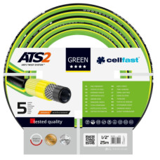 Шланг для поливу Cellfast GREEN ATS, 1/2", 25м, 5 шарів, до 30 Бар, -20…+60°C (15-100)
