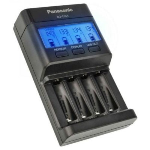 Зарядний пристрій для акумуляторів PANASONIC Flagship charger (BQ-CC65E)