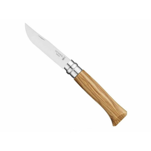 Ніж Opinel №8 Inox VRI, рукоять - олива, в коробке (002020)