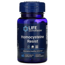 Вітамін Life Extension Резистентність до гомоцистеїну, Homocysteine Resist, 60 веге (LEX21216)