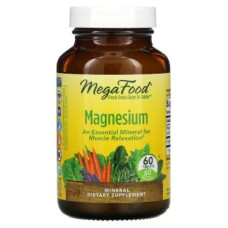 Мінерали MegaFood Магній, Magnesium, 60 таблеток (MGF-10187)