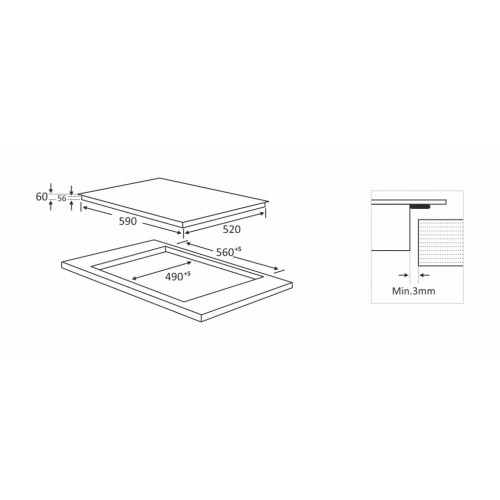 Варочна поверхня Interline HIV 569 SIZ BA