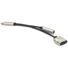 Перехідник Lightning 2in1, Audio 3.5mm to Lightning PowerPlant (CA910410)