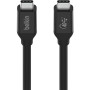 Дата кабель USB4 USB-C to USB-C 0.8m 40Gbps 100W Black Belkin (INZ001BT0.8MBK)