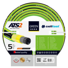 Шланг для поливу Cellfast GREEN ATS, 1/2", 50м, 5 шарів, до 30 Бар, -20…+60°C (15-101)