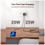 Зарядний пристрій Ugreen 2xUSB 40W GAN (Type-C 25W+20W) PD CD294 (90573)