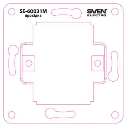 ТВ розетка Sven SE-60031M white (7100011)