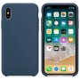 Чохол до мобільного телефона MakeFuture Silicone Case Apple iPhone X Blue (MCS-AIXBL)