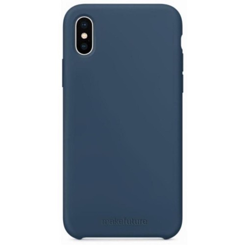 Чохол до мобільного телефона MakeFuture Silicone Case Apple iPhone X Blue (MCS-AIXBL)