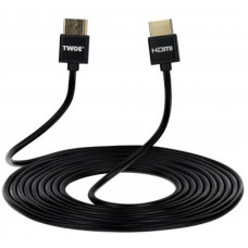 Кабель мультимедійний HDMI to HDMI 3.0m 2.0 Slim black 2E (2EW-1119-3m)