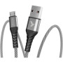 Дата кабель USB 2.0 AM to Micro 5P 1.0m Flex Gray Pixus (4897058531145)