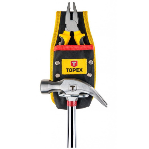 Сумка для інструмента Topex карман для інструменту з петлею для молотка (79R420)
