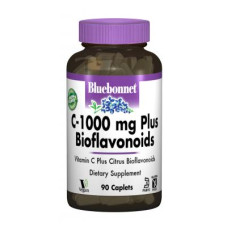 Вітамін Bluebonnet Nutrition С-1000 + Біофлавоноїди, 90 капсул (BLB0528)