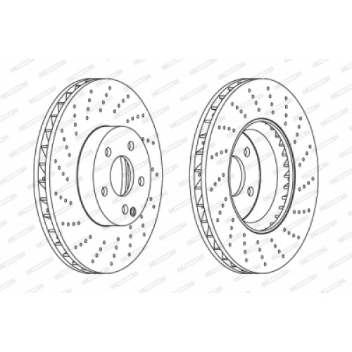 Гальмівний диск FERODO DDF1694C-1