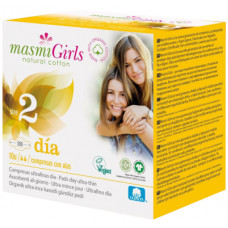 Гігієнічні прокладки Masmi Girl ультратонкі для підлітків розмір 2 10 шт. (8432984001636)