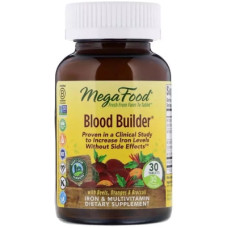 Вітамінно-мінеральний комплекс MegaFood Будівельник крові, Blood Builder, 30 таблеток (MGF-10170)