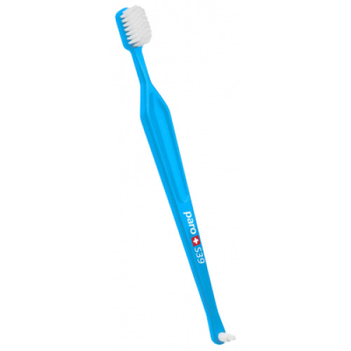 Зубна щітка Paro Swiss S39 м'яка блакитна (7610458007150-blue)