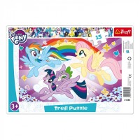 Пазл Trefl My Little Pony Забава маленьких Поні 15 елементів (6333961)