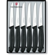 Набір ножів Victorinox SwissClassic Steak Set 6 шт Black (6.7233.6)