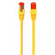 Патч-корд 1м S/FTP Cat 6A CU LSZH yellow Cablexpert (PP6A-LSZHCU-Y-1M)