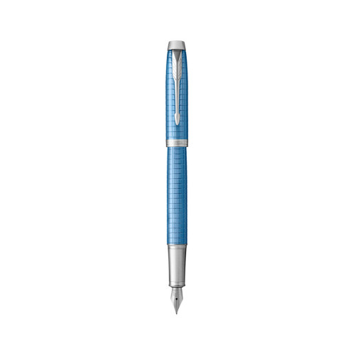 Ручка пір'яна Parker IM 17 Premium Blue CT  FP F (24 411)