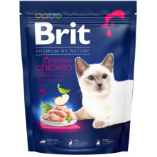 Сухий корм для кішок Brit Premium by Nature Cat Sterilised 300 г (8595602552993)